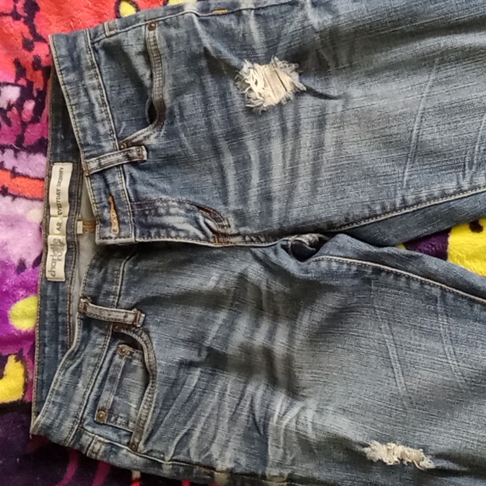 Charlotte Russe womens blue jeans size 6